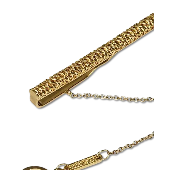 Fermacravatta in oro giallo 750/1000 UNOAERRE|bonini-gioielli