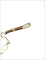 Fermacravatta Oro Bianco Giallo UNOAERRE con diamante e finitura glitterata