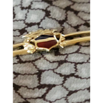 Fermacravatta oro giallo 750/1000 con blasone in smalto - fermacravatta