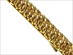Fermacravatta Oro Giallo UNOAERRE catena intrecciata oro lucida