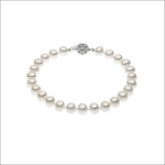Bracciale Filo di Perle Akoya FSM 117 B Comete Gioielli con chiusura magnetica argento