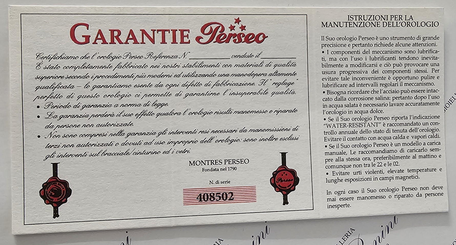 Orologio da tasca meccanico acciaio PERSEO con catena|bonini-gioielli