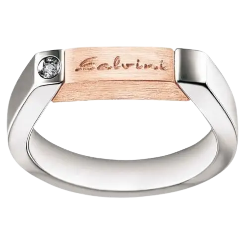 anello-uomo-salvini-oro-bianco-rosé-diamante-soho-bonini-gioielli