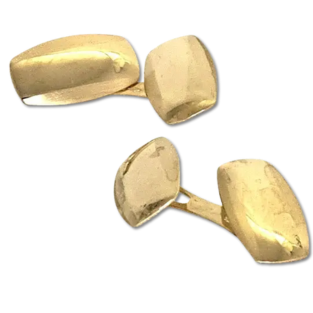 Gemelli oro giallo lucido e satinato 750/1000|bonini-gioiellii