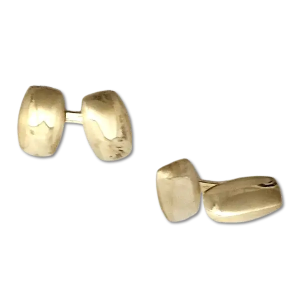 Gemelli oro giallo lucido e satinato 750/1000 |bonini-gioielli