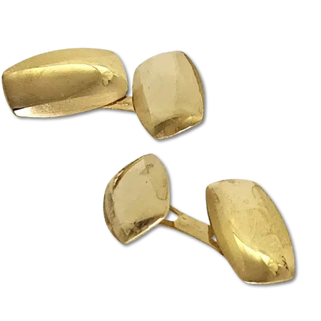 Gemelli oro giallo lucido e satinato 750/1000|bonini-gioiellii