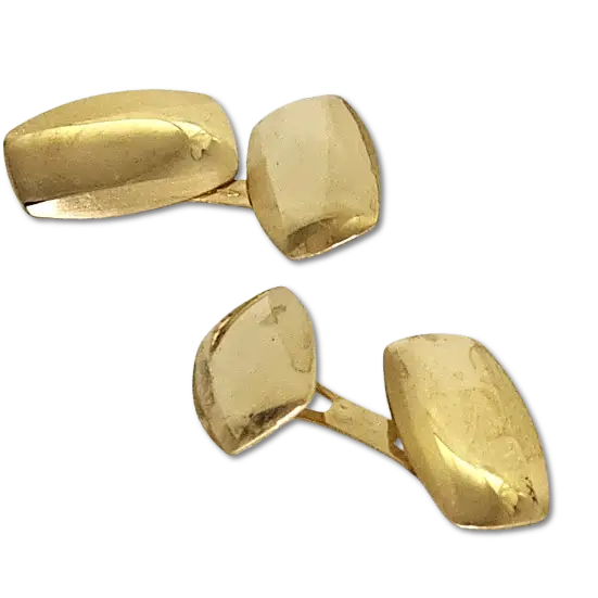 Gemelli oro giallo lucido e satinato 750/1000|bonini-gioiellii