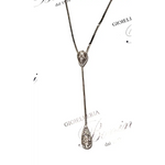 Girocollo con pendente Oro Bianco e Diamanti Salvini |bonini-gioielli