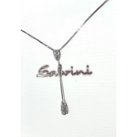 Girocollo con pendente Oro Bianco e Diamanti Salvini|bonini-gioielli