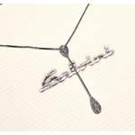 Girocollo con pendente Oro Bianco e Diamanti Salvini|bonini-gioielli