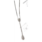 Girocollo con pendente Oro Bianco e Diamanti Salvini |bonini-gioielli