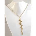 girocollo oro giallo pendente a grappolo UNOAERRE|bonini-gioielli