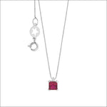 Girocollo Oro Rubino e Diamante COMETE GLB 1680 - collana