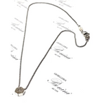 Girocollo punto luce Oro Bianco e Diamante Salvini |bonini-gioielli