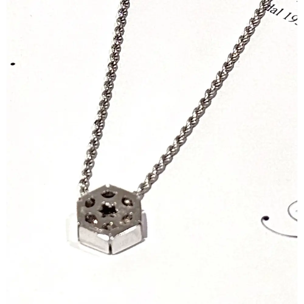 Girocollo punto luce Oro Bianco e Diamante Salvini|bonini-gioielli