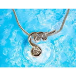 Girocollo UNOAERRE punto luce platino e diamante - Gioielleria Bonini