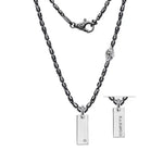 girocollo uomo COMETE argento e spinelli Chain UGL 753|bonini-gioielli