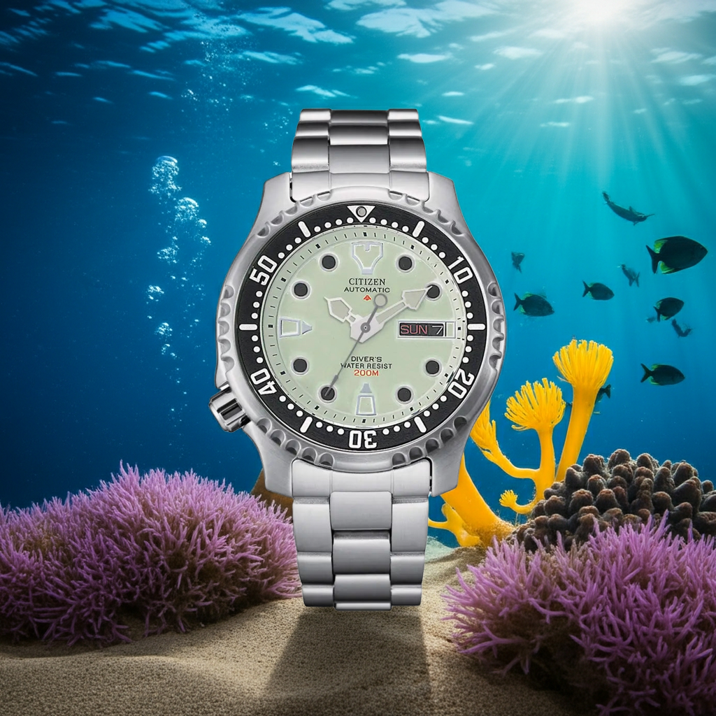 CITIZEN Full Lume Automatic Diver 200m: Offerta Speciale|bonini-gioielli