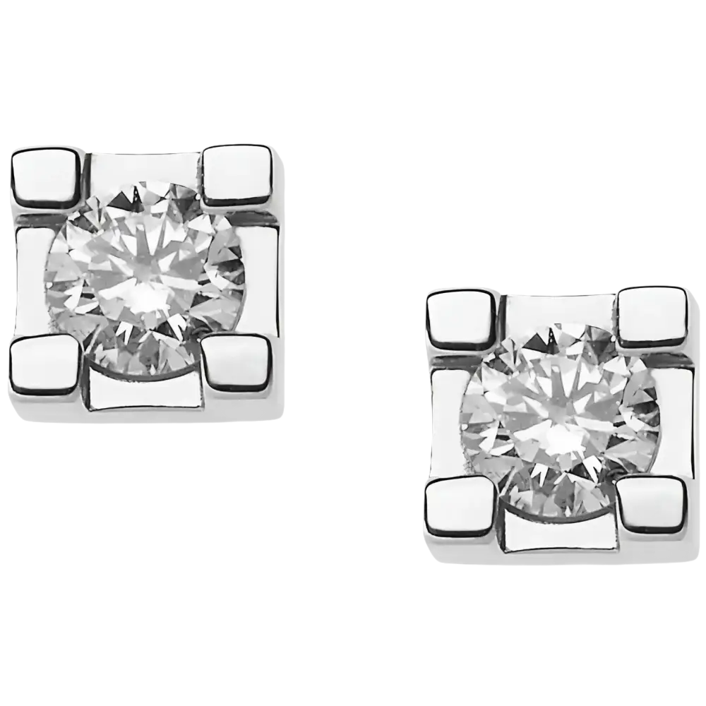 Orecchini punto luce diamanti ct 0,16 ORB 866 COMETE con brillanti diamanti quadrati