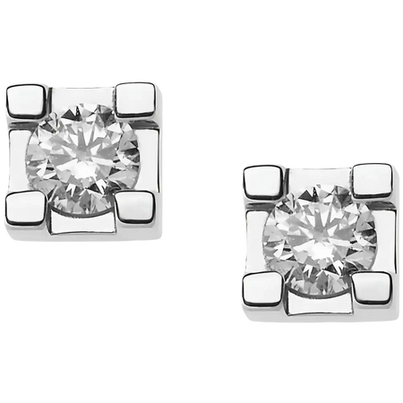 Orecchini punto luce diamanti ct 0,16 ORB 866 COMETE con brillanti diamanti quadrati