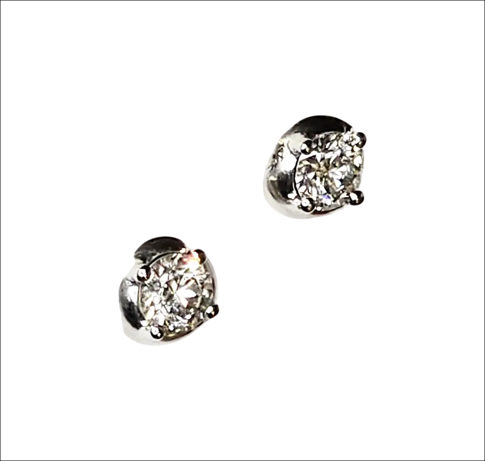 Orecchini Bliss in oro bianco e diamanti orecchini