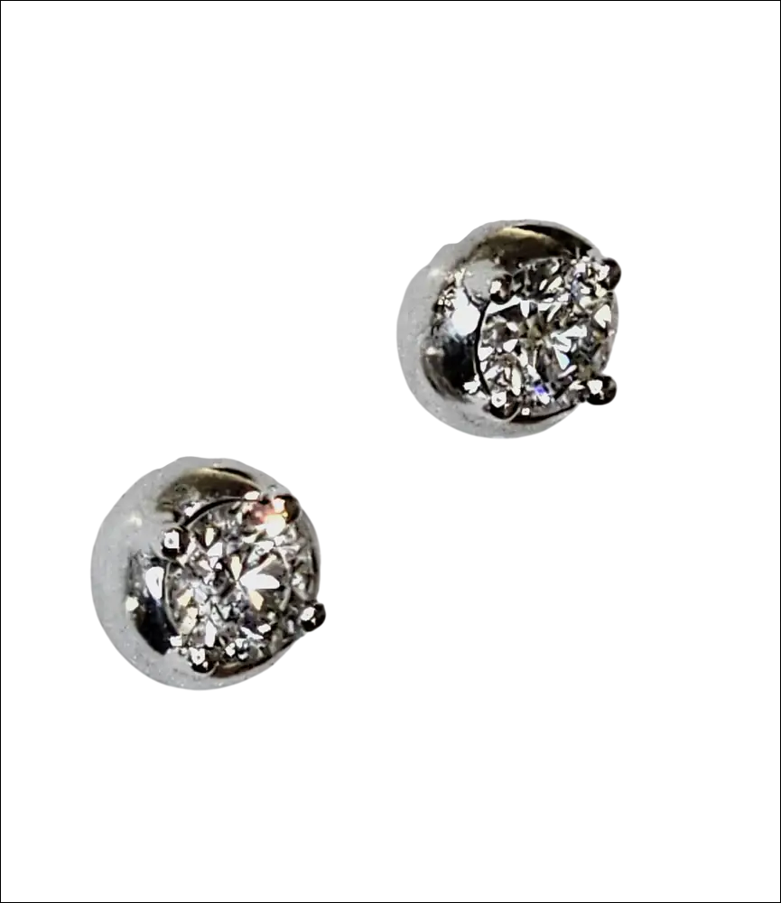 Orecchini Bliss in oro bianco e diamanti orecchini