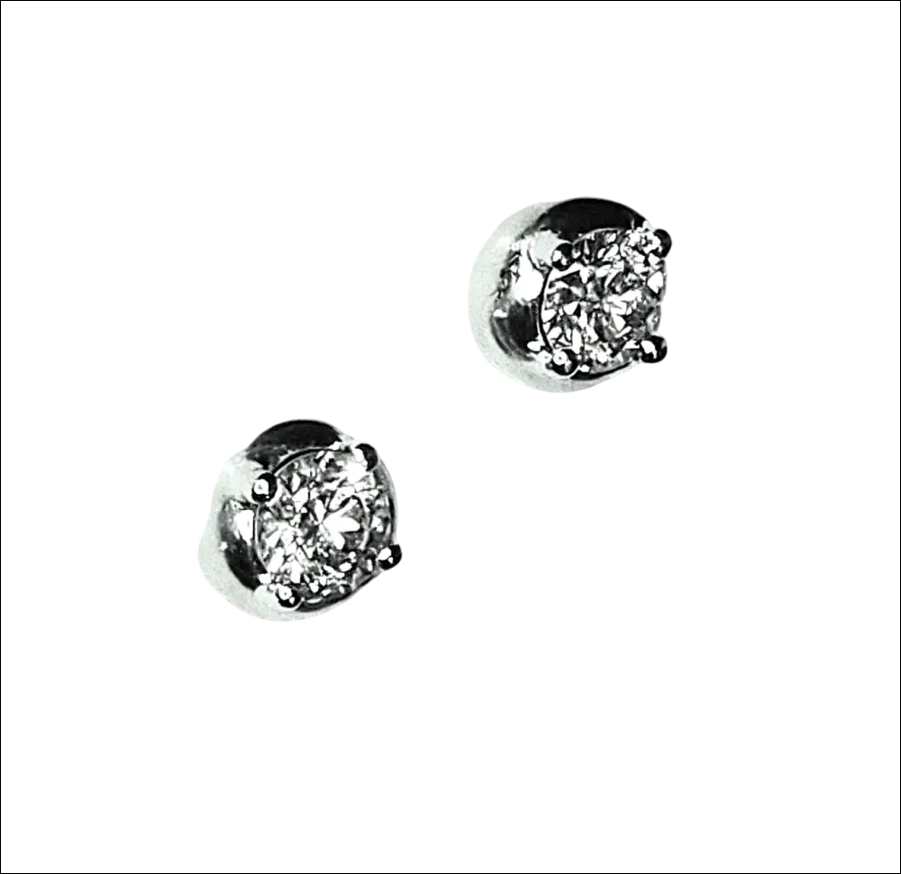 Orecchini Bliss in oro bianco e diamanti orecchini