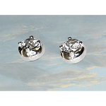 Orecchini Bliss in oro bianco e diamanti orecchini