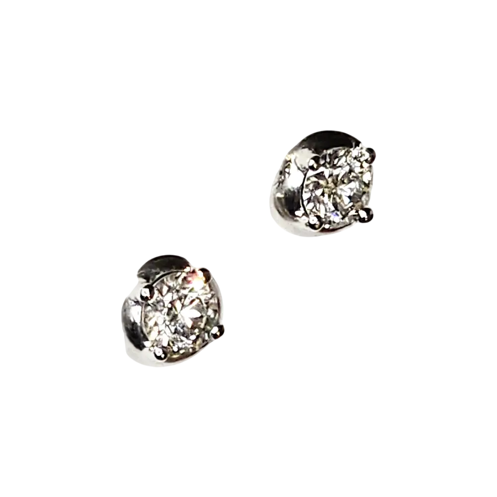 Orecchini Bliss in oro bianco e diamanti orecchini