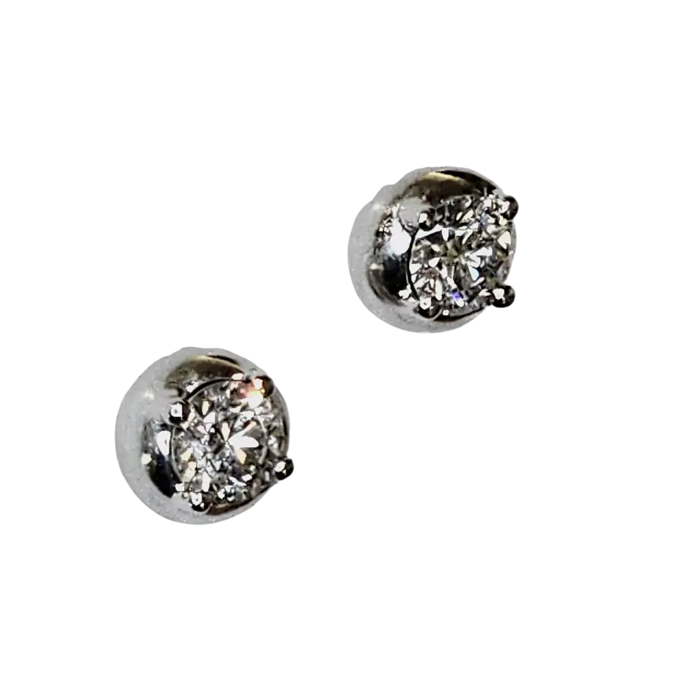 Orecchini Bliss in oro bianco e diamanti orecchini