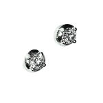 Orecchini Bliss in oro bianco e diamanti orecchini