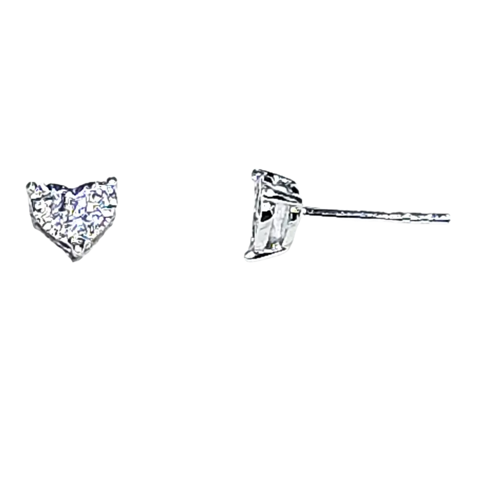 Orecchini Bliss punto luce diamanti in oro bianco|bonini-gioielli