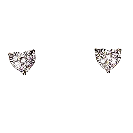 Orecchini Bliss punto luce diamanti in oro bianco orecchini