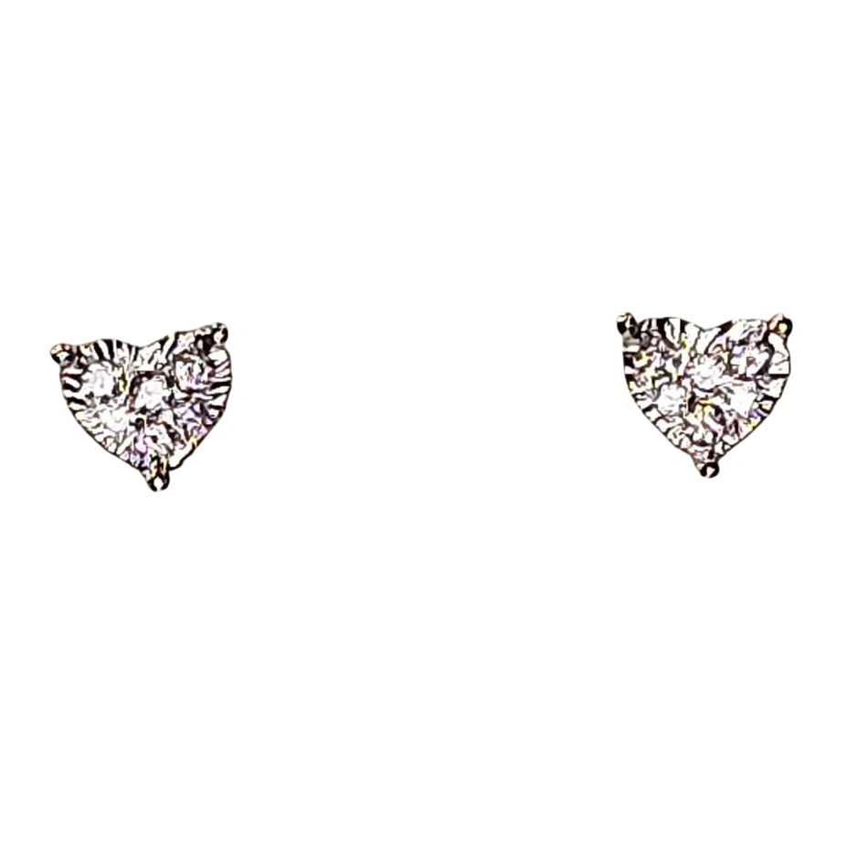 Orecchini Bliss punto luce diamanti in oro bianco orecchini
