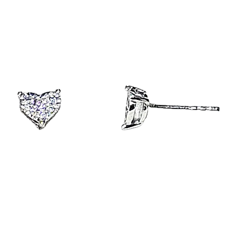 Orecchini Bliss punto luce diamanti in oro bianco|bonini-gioielli