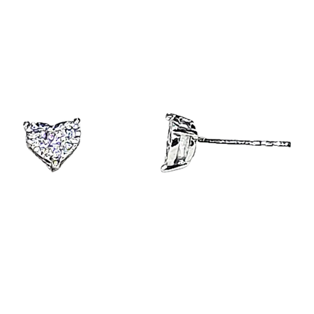 Orecchini Bliss punto luce diamanti in oro bianco|bonini-gioielli