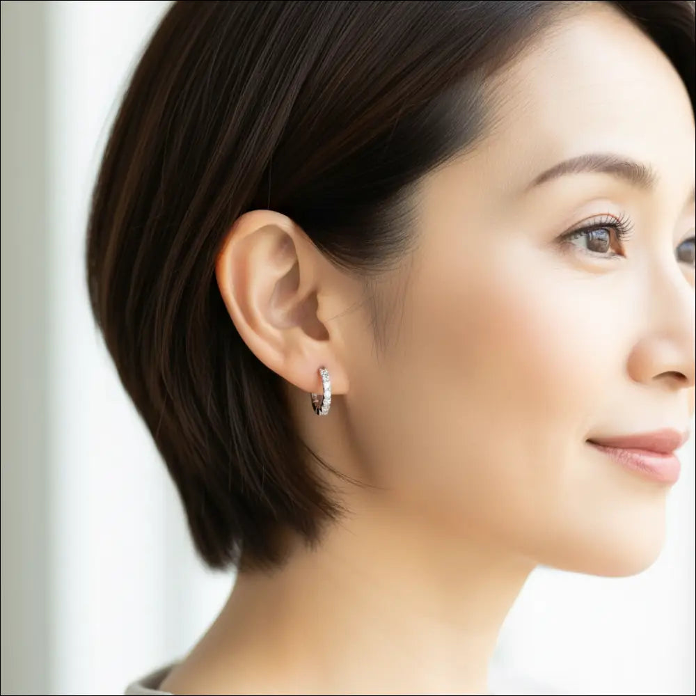 Orecchini COMETE Small in Argento e Zirconi Glamour ORA 197|bonini-gioielli