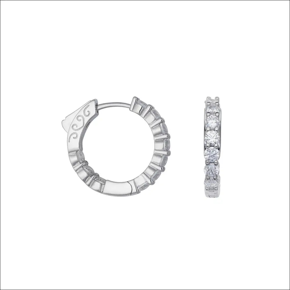Orecchini COMETE Small in Argento e Zirconi Glamour ORA 197|bonini-gioielli