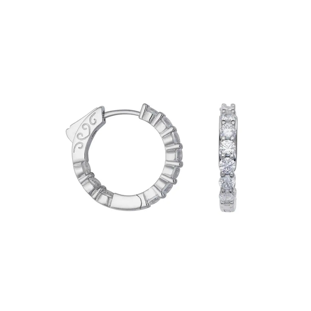 Orecchini COMETE Small in Argento e Zirconi Glamour ORA 197|bonini-gioielli