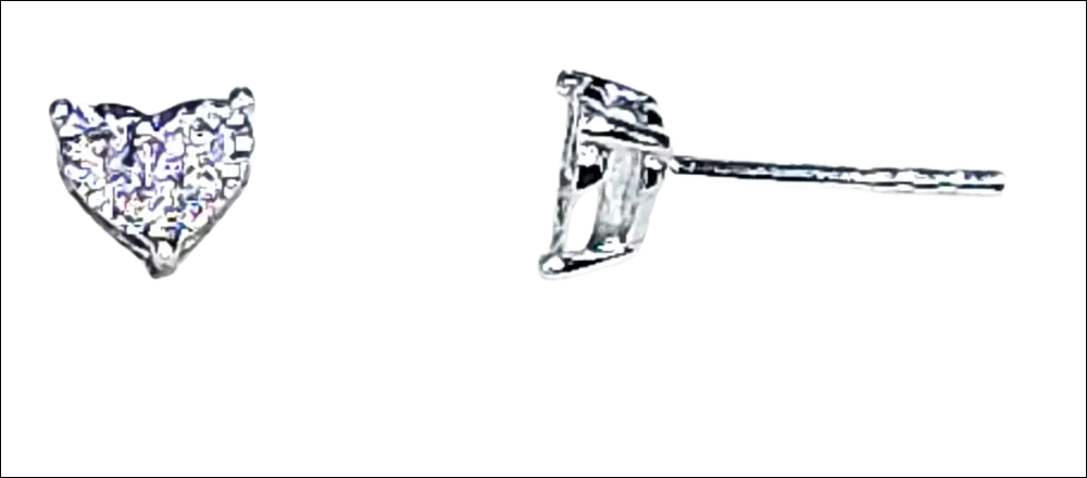 Orecchini Bliss punto luce diamanti in oro bianco|bonini-gioielli