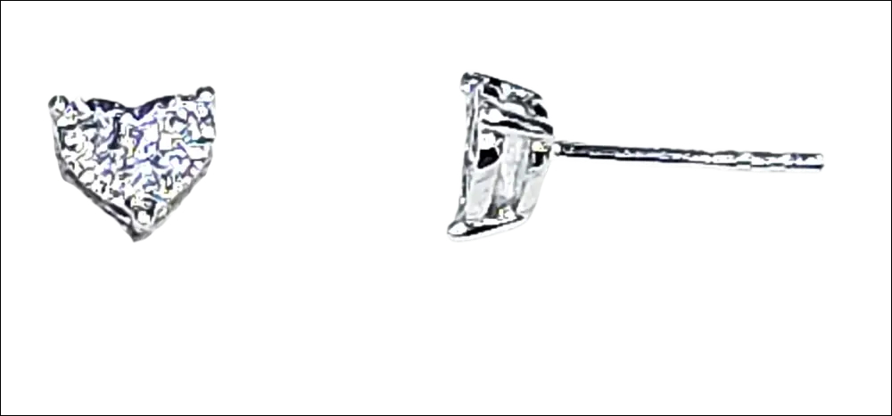 Orecchini Bliss punto luce diamanti in oro bianco|bonini-gioielli