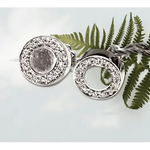 orecchini oro bianco e diamanti ct 0,24 segreti di Salvini|bonini-gioielli