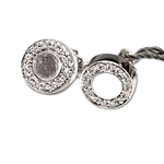 orecchini oro bianco e diamanti ct 0,24 segreti di Salvini|bonini-gioielli