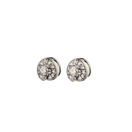 orecchini oro bianco e diamanti ct 0,28 Salvini Delicatessen|bonini-gioielli