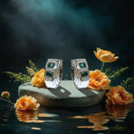 Orecchini Oro bianco, Smeraldi e Diamanti Salvini|bnini-gioielli