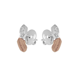 Orecchini Oro e Diamanti Honey Salvini con diamanti e elemento in oro rosa