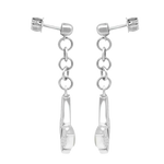 Orecchini pendenti Salvini En Plain Air Farfalle con catene e pendente decorato