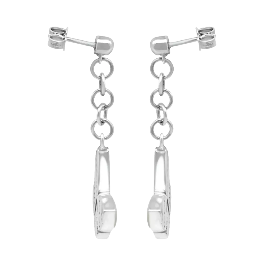 Orecchini pendenti Salvini En Plain Air Farfalle con catene e pendente decorato