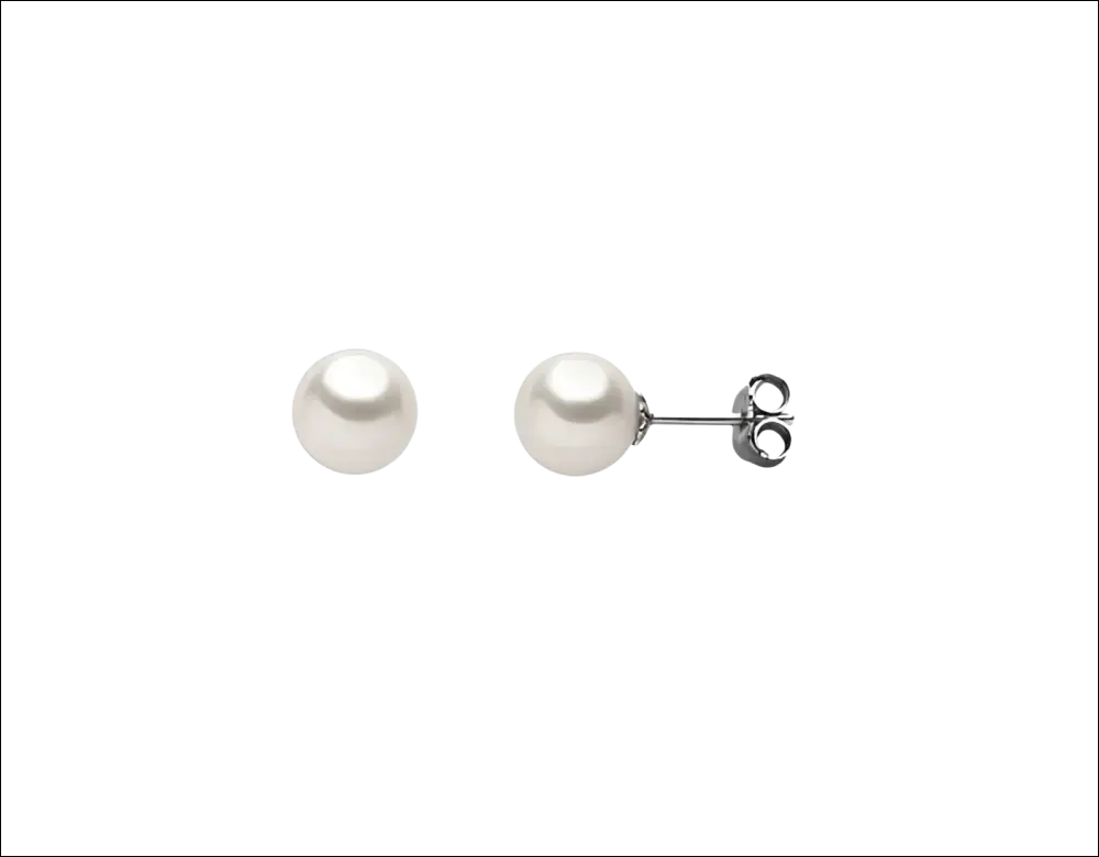 Orecchini perle coltivate Comete Gioielli con supporto argento tonato