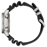 Orologio Citizen con cassa argento e cinturino nero a onde, offerta speciale ufficiale